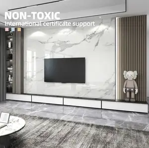 Prensa al vacío de mármol en relieve, película decorativa de PVC, laminación, muebles opacos, envoltura de armario de cocina