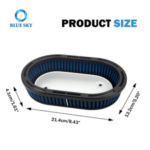Filtro de Aire Lavable de Alto Flujo para Motocicleta, Repuesto para Harley M8 Softail <span class=keywords><strong>2018</strong></span>-2023, Touring 2017-2023 (Todos los Motores <span class=keywords><strong>114</strong></span>) - Product Image 2