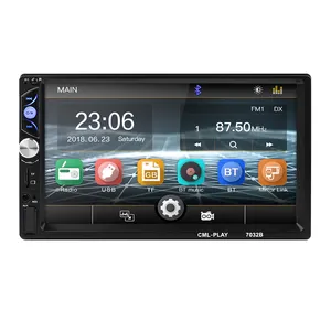 7 pollici 2 Din Car DVD MP5 Lettore Radio FM Multi-Media Player Touch-Screen BT Auto monitor Subwoofer 7032B