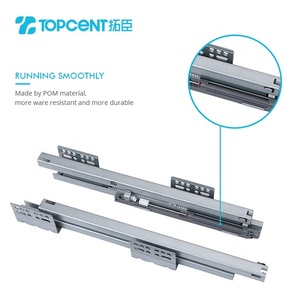 Bán buôn kim loại undermount hệ thống ngăn kéo nhà bếp mềm đóng Slim hộp trượt - Product Image 6