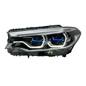 Fari SJC Auto per BMW Serie 5 G30 G38 2018-2020, Luci Diurne Gialle e Bianche Modificate, Fari M5 con Fascio Alto e Basso, Ricambi Auto - Product Image 4