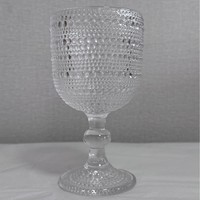 Verre à liqueur texturé à pois 50 ml 10,5 cm – Motif à pois perlés pour table de bistrot et comptoir de buffet