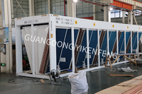 Refroidisseur sec adiabatique YKF personnalisé à tubes de cuivre et ailettes en aluminium, échangeur de chaleur 500 kW, refroidisseur sec à serpentin 200 kW