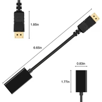 Kablo DP için 1080P PVC için kablo yapmak için DP'den 1080P PVC'ye monitör projektörü PS4 PC HDTV için kablo yapmak için