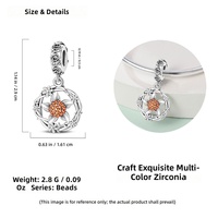 Pendentifs en forme de fleur d'iris ou de muguet en tungstène, accessoires de perles, plaqué argent, design original, directement de l'usine