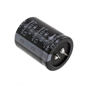 Manufacturer Channel Through Hole LGX2W471MELC45 470 uF <b>CAP</b> ALUM 470UF 20% 450V <b>SNAP</b> TH Capacitor - Product Image 1