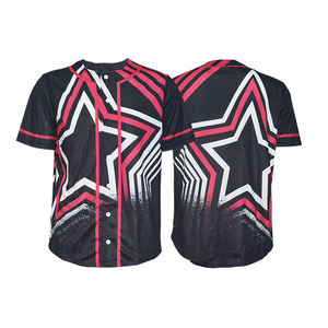 Nieuwste Populaire Honkbal Jersey Voor Vrouwen Nieuwe Stijl Roze Custom Logo Aangepast Team Naam Softbal Jersey - Product Image 1