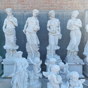 Stock Promotion Extérieur Jardin Décoration Pierre Naturelle Figure <span class=keywords><strong>Statue</strong></span> Sculpté À La Main Grec <span class=keywords><strong>Marbre</strong></span> Lady Sculpture - Product Image 3