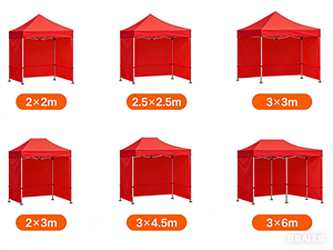 Прочная водонепроницаемая палатка-шатер из ткани Оксфорд 600D с мгновенной установкой и стенками с индивидуальной печатью - Product Image 5