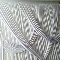 SIMPSON 10ft X 10ft Drapé de scène en Spandex 190gsm de haute qualité pour mariage et banquet, Vente en gros
