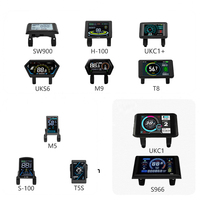Kit de conversion de vélo électrique MTX39 72V 5000W avec moteur de moyeu arrière, contrôleur à onde sinusoïdale 80A, écran LCD, accélérateur PAS, frein