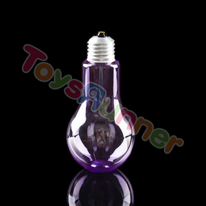 Bulb Hot Selling Toys Slime <b>Plastic</b> Containers <b>Putty</b> Toy Slime Jars Transparent 200ml Capacity - Product Image 4