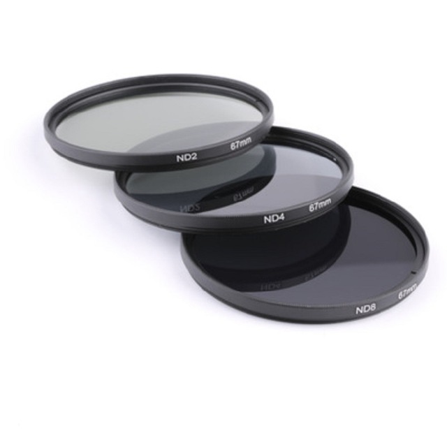 UV CPL FLD ND2/4/8 52mm  Filter Set with Lens Hood & Cap for Camera
