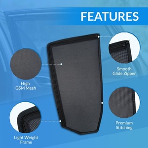 Autopect Side <b>Window</b> Sunshade Sock Screen-<b>Shade</b> (Pack of 2) Block Sun Rays to Keep Car Interior Cool and Comfortable Elastic - Product Image 4
