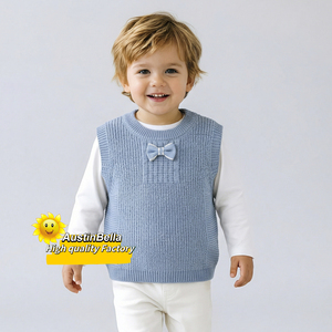 Chaleco de Suéter sin Mangas para Niños de Alta Calidad, Personalizado, Cómodo, Tejido, Modelo <span class=keywords><strong>20148</strong></span> - Product Image 1