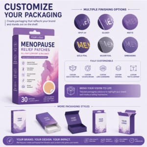 Parche para el Alivio de la <span class=keywords><strong>Menopausia</strong></span>, Novedad 2026, Parche Natural a Base de Plantas, Alivia la Irritabilidad, el Insomnio y las Vuelcos de Calor - Product Image 2