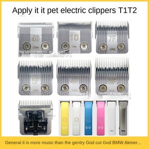 Tête de tondeuse électrique pour animaux de compagnie T1T2 Série D Lebi F322318 Ciseaux S1 Shenbao Akemi pour la tonte des poils en acier inoxydable rectangulaire - Product Image 6