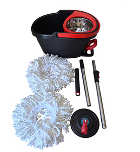 לנו & eu מדגם חינם נוח דו-כונן כפול כונן ללא יד מגב רצפת ניקוי דלי סופ עם מתכת סל פלסטיק - Product Image 2