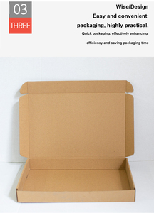 Boîte en carton imprimée durable rentable recherchée de logo personnalisé d'emballage d'expédition pour des événements de livraison de produit au détail - Product Image 6