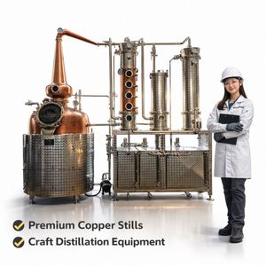 <b>Wine</b> Alcohol Distillation Equipment/moonshine Distillery/copper Distiller for Gin Vodka Brandy Whisky Rums - Product Image 1