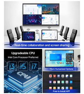 75 Inch Interactive Flat Panel Electronic Whiteboard <strong>Smart</strong> <strong>Board</strong> Touchscreen with OEM Sizes 65 and 86 Inch LED Available - Product Image 6