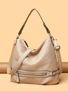 กระเป๋าสะพายข้างดีไซน์ใหม่ทันสมัย คุณภาพสูง หนัง PU กระเป๋าสะพายไหล่ กระเป๋าถือลำลองสุดหรูสำหรับผู้หญิง - Product Image 3