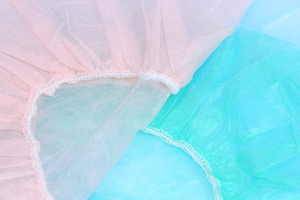 Dùng một lần <span class=keywords><strong>PP</strong></span> SMS đàn hồi không dệt <span class=keywords><strong>bouffant</strong></span> hat Clip Head <span class=keywords><strong>Cover</strong></span> - Product Image 4