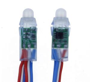 DC5V/12V WS2811 UCS1903 12mm <span class=keywords><strong>Round</strong></span> Diffused Digital <span class=keywords><strong>RGB</strong></span> <span class=keywords><strong>LED</strong></span> <span class=keywords><strong>Pixel</strong></span> Light Individually Addressable <span class=keywords><strong>LED</strong></span> Pixels <span class=keywords><strong>Module</strong></span> Waterproof - Product Image 3