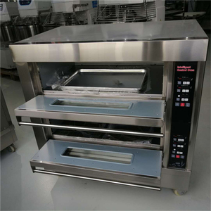 Four à plateaux double à quatre niveaux, système informatique facile à contrôler, état neuf, fonctions automatiques pour machines à snacks - Product Image 2