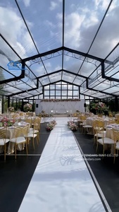 Carpa de Boda de Lujo Estilo Atrio de 20x40m, Cubierta Transparente de PVC, Estructura de Aleación de Aluminio, Gran Carpa para Ceremonias al Aire Libre - Product Image 5