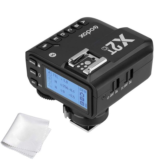 X2T-C TTL Wireless Flash Trigger for Canon Blue Tooth Connection1/8000s HSS5 Separate Group Buttons Relocated Control-Wheel New