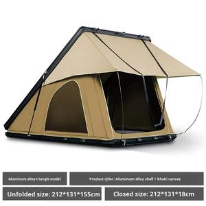 铝制硬壳车顶帐篷 - 轻质单通道（67公斤）双人用，快速1分钟搭建 - Product Image 4