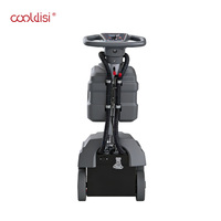Fregadora de pisos industrial manual con motor eléctrico