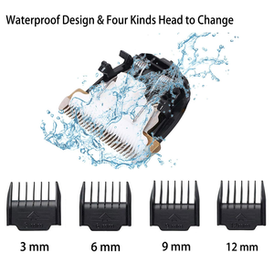 <span class=keywords><strong>Tondeuse</strong></span> professionnelle ultra-silencieuse pour animaux de compagnie - Kit de toilettage pour <span class=keywords><strong>chien</strong></span> sans fil rechargeable - <span class=keywords><strong>Tondeuse</strong></span> électrique étanche pour poils épais - Product Image 4