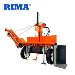 <span class=keywords><strong>Fendeuse</strong></span> de bûches industrielle RIMA avec élévateur hydraulique et convoyeur pivotant - Product Image 6