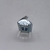 Écrou à fente en T robuste avec plaque à ressort métallique flexible M5 M6 pour joint en aluminium standard 4040
