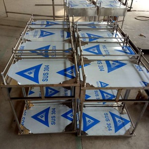 Little Babi Stainless Steel Medical <b>Cart</b> SLV-C4006 With Drawer And Bucket <b>For</b> Hospital Use - Product Image 3