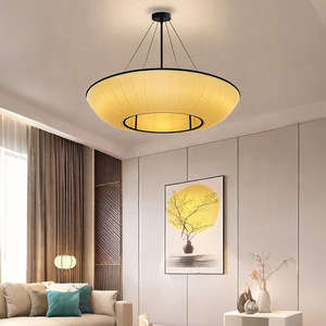 Lustre rond de style chinois à LED, diamètre 50cm 60cm 80cm 100cm, pour salon, salon de thé, restaurant, hôtel - Product Image 3