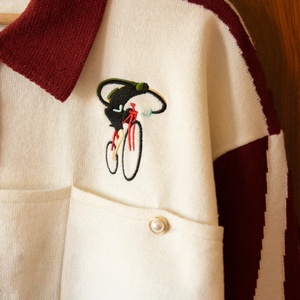 Felpe Streetwear Personalizzate a Maniche Lunghe <span class=keywords><strong>con</strong></span> <span class=keywords><strong>Colletto</strong></span> Polo e Vestibilità Ampia <span class=keywords><strong>con</strong></span> Il Tuo Logo Maglione da <span class=keywords><strong>Uomo</strong></span> <span class=keywords><strong>con</strong></span> Logo Personalizzato - Product Image 4