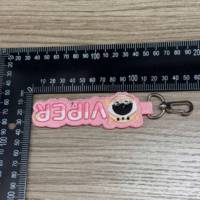 Porte-clés de broderie de bord découpé directement en usine