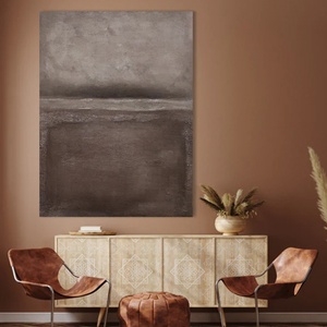 Peinture à l'huile abstraite texturée 3D sur toile, art mural fait main, décoration intérieure, peinture de nature morte minimaliste personnalisée en gros - Product Image 6