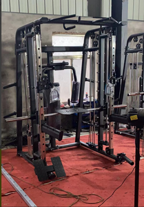 Горячая Распродажа, коммерческое оборудование для фитнеса, все в одном, аппарат для приседаний, тренажер для тренажерного зала - Product Image 6