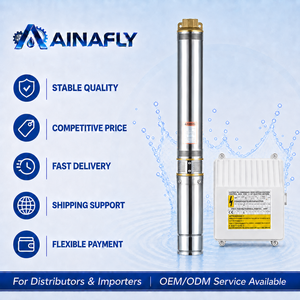 <span class=keywords><strong>Pompe</strong></span> submersible pour puits profond Fly 4SDM4/28 AC, 4 pouces, monophasée 220V, 4m³/h, 28 étages, en acier inoxydable - Product Image 1