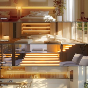 Dimmable 3000K cao lumen CRI 90 + với 24V <span class=keywords><strong>6A</strong></span> Power <span class=keywords><strong>Adapter</strong></span> RF từ xa COB <span class=keywords><strong>LED</strong></span> <span class=keywords><strong>Strip</strong></span> ánh sáng - Product Image 4