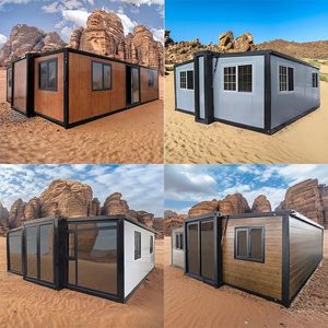 Double-wing Folding Detachable Mobile Expansion <b>Box</b> with Sandwich Panel Rectangular Shape 666.66cm X 1333.32cm Room - Product Image 2