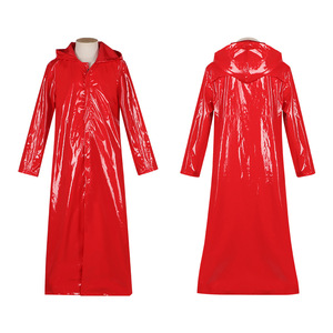 Disfraz de Halloween de Star's Edge Fear Street, Impermeable Rojo de Vinilo - Product Image 1