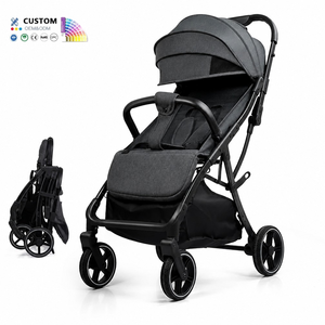 Poussette de voyage légère pour enfants, pliage en un clic, position assise et allongée, siège large de <span class=keywords><strong>36</strong></span> <span class=keywords><strong>cm</strong></span>, pliable et compacte, Silla De Paseo <span class=keywords><strong>Bebe</strong></span>, fabricant - Product Image 1