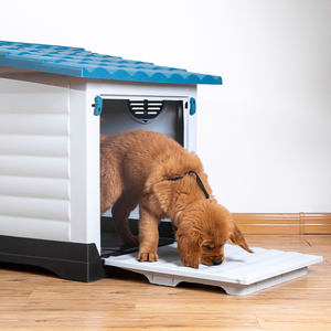 Per tutte le stagioni cuccia per cani di piccola taglia all'aperto cuccia per cani in plastica lavabile e traspirante gabbie per animali domestici - Product Image 3