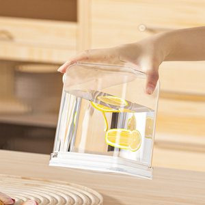 Stockage de cuisine écologique: Récipients à céréales hermétiques avec couvercles pivotants - Product Image 5