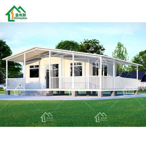 中国销售现场模块化 moneybox 钢结构预制房屋